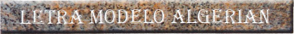 Tipografía Algerian