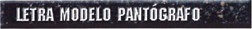 Tipografía Pantógrafo
