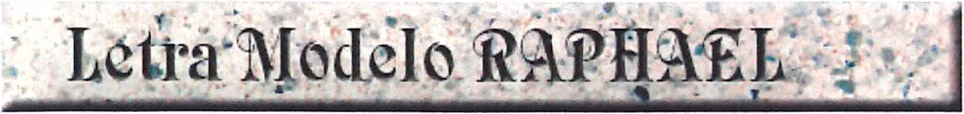 Tipografía Raphael